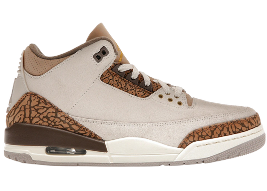 Air Jordan 3 Retro Palomino Sneakers: Premium Leather, Iconic Style, Supreme Comfort