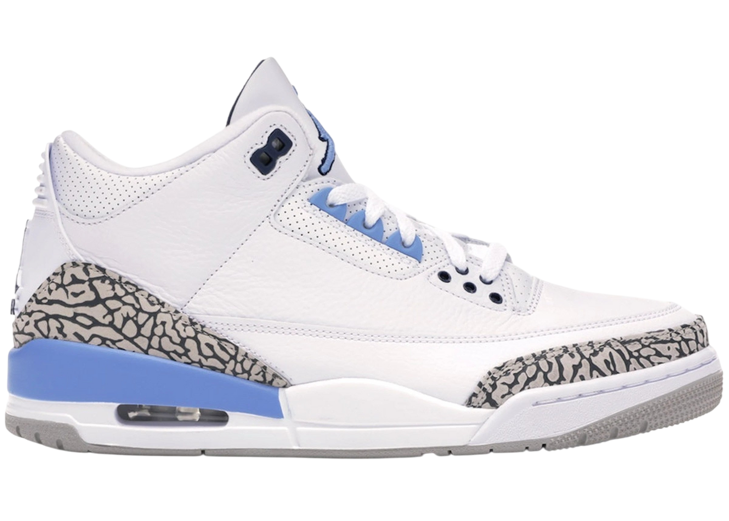 Air Jordan 3 Retro UNC 2020 Men's High-Quality Basketball Streetwear Sneakers