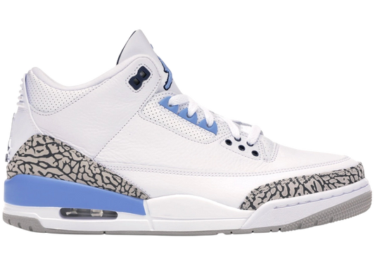 Air Jordan 3 Retro UNC 2020 Men's High-Quality Basketball Streetwear Sneakers