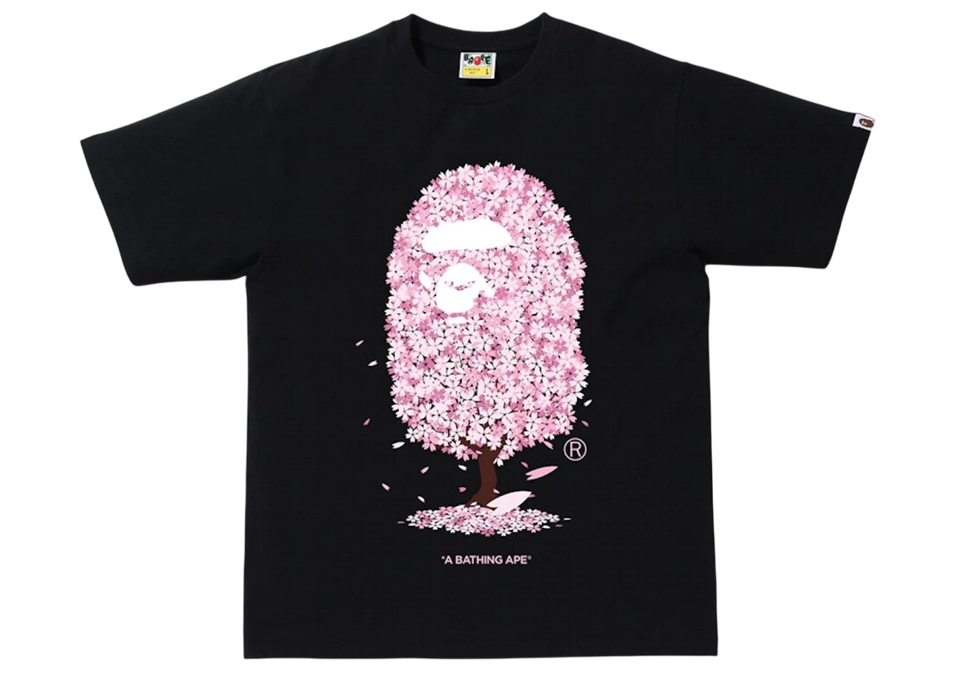 BAPE A Bathing Ape Sakura Tree Tee Casual Streetwear T-Shirt