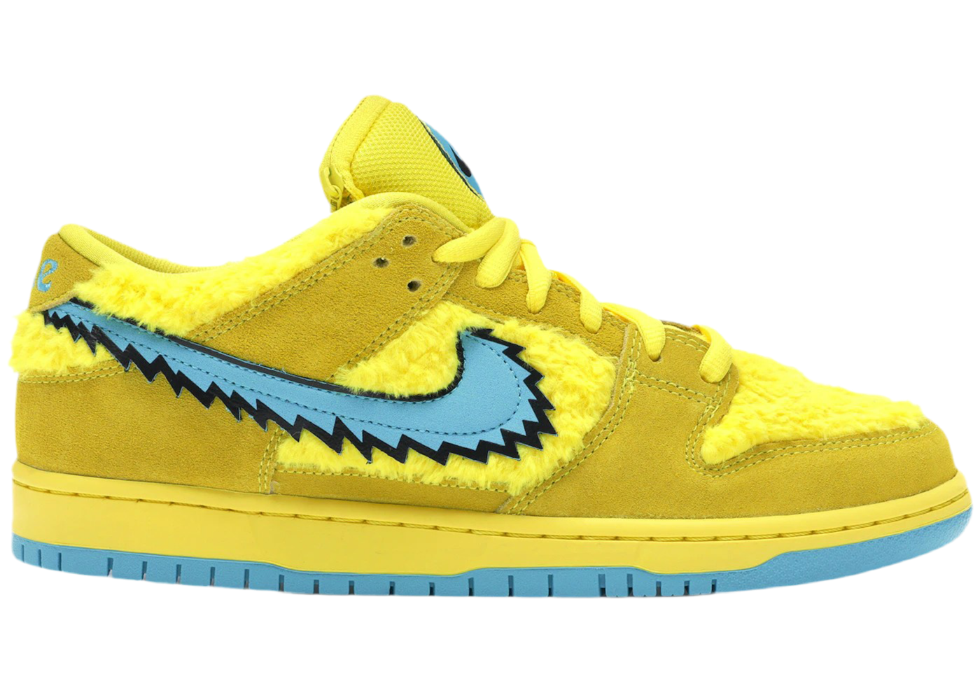 Low Grateful Dead Yellow Bear Skate Shoes