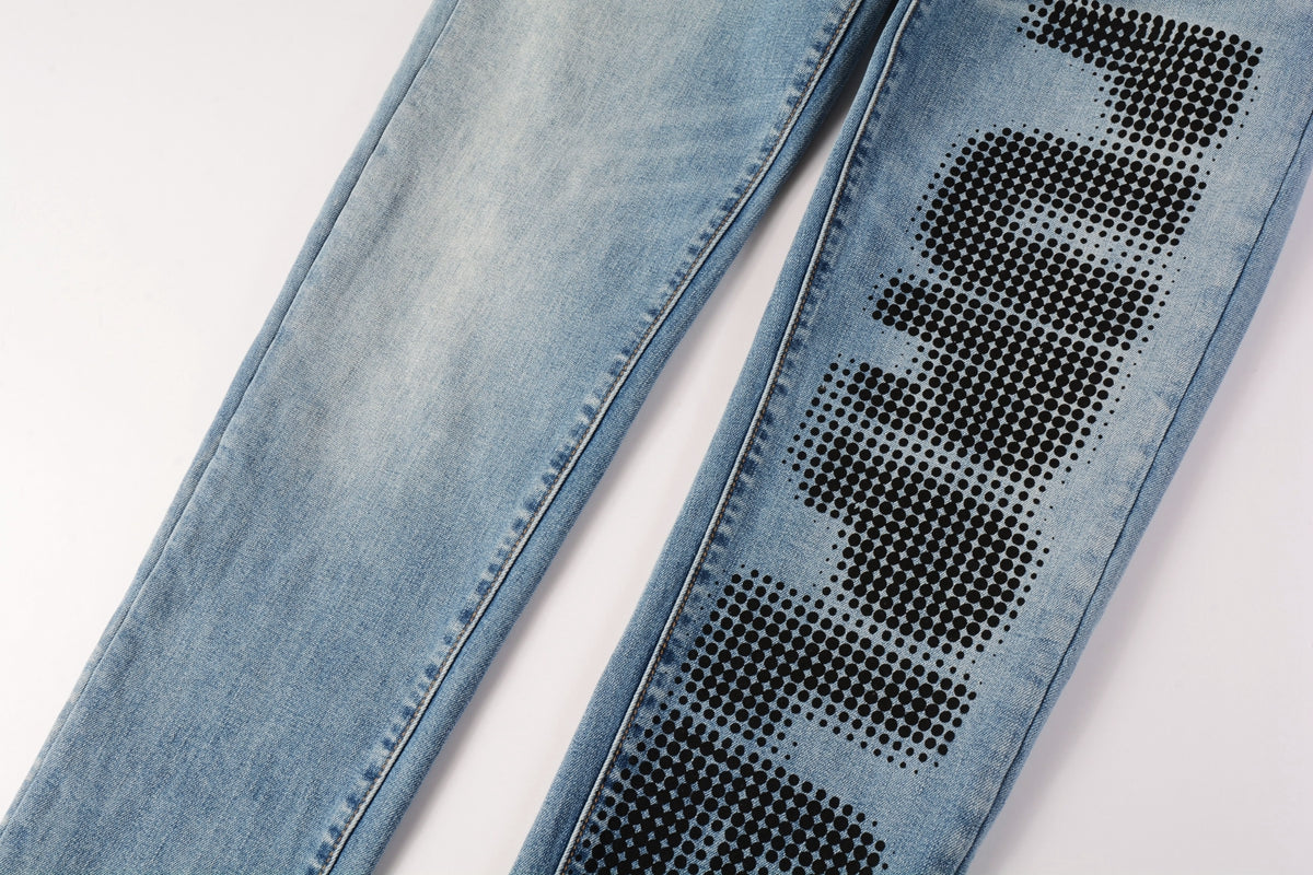 Purple High Waist Jeans