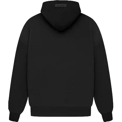Fear of God Essentials Black Hoodie SS23: Premium Oversized Comfort for Everyday Style