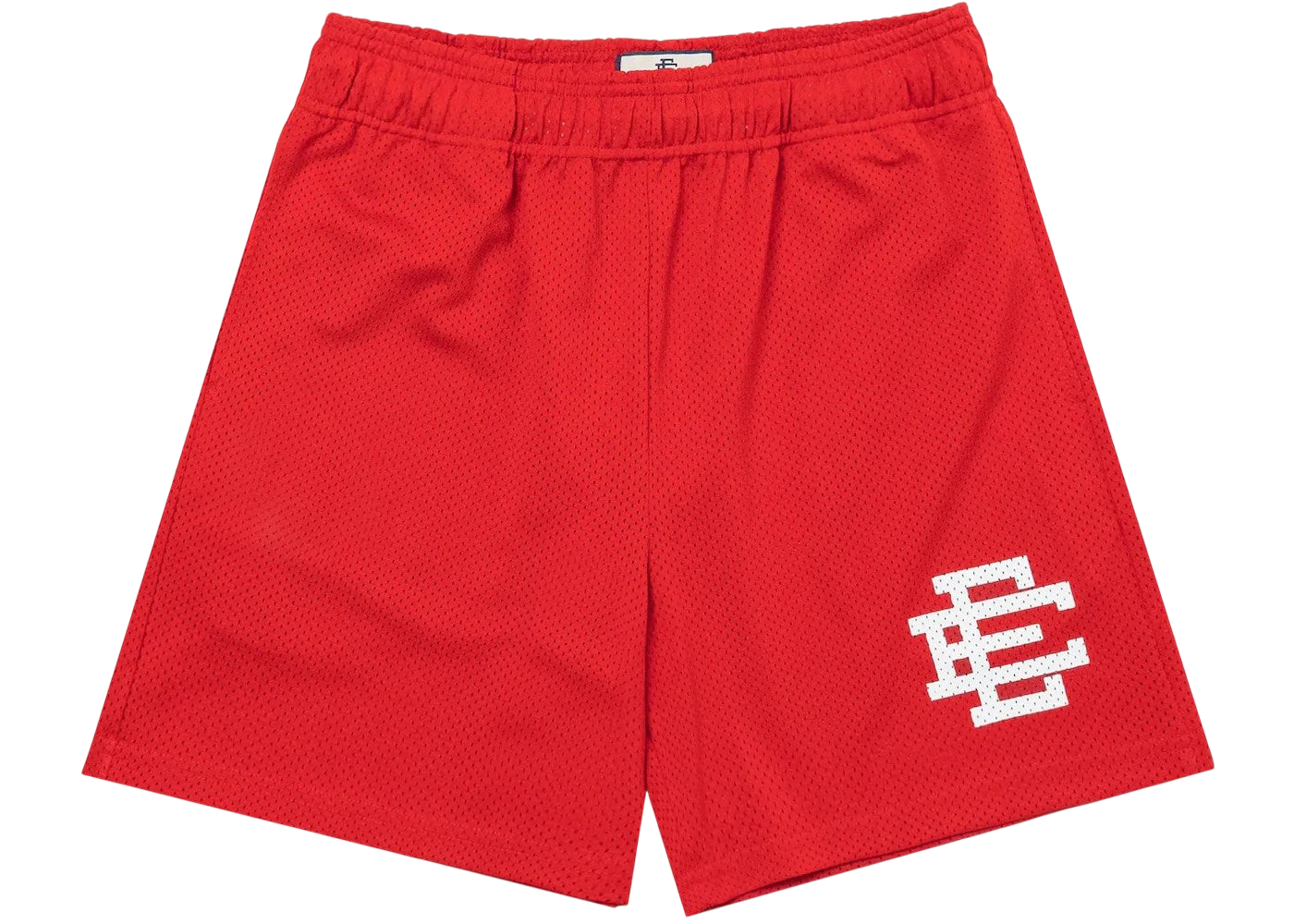 Eric Emanuel EE Basic Mesh Shorts SS22 - Iconic Red White Athletic Style