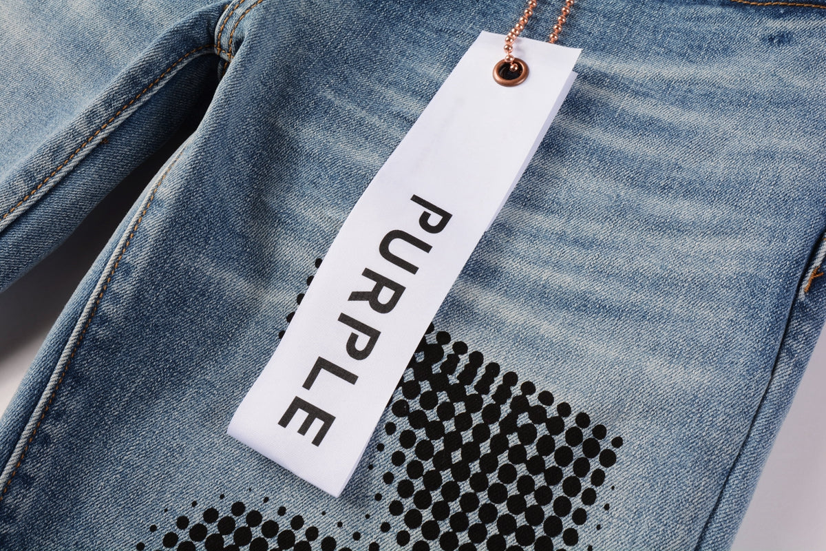 Purple High Waist Jeans