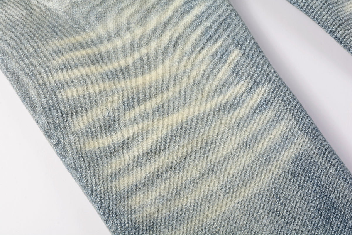 Purple Distressed Jeans