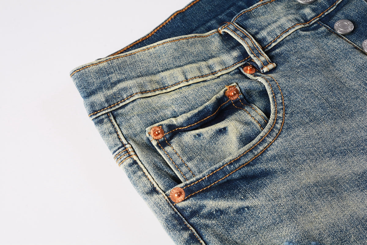 Purple Slim Fit Jeans