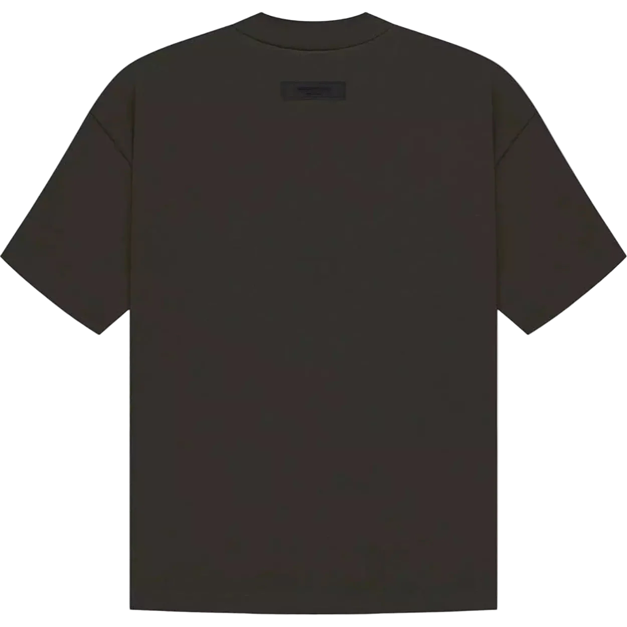 Fear of God Essentials Off Black FW22 Oversized Cotton Streetwear Tee Shirt