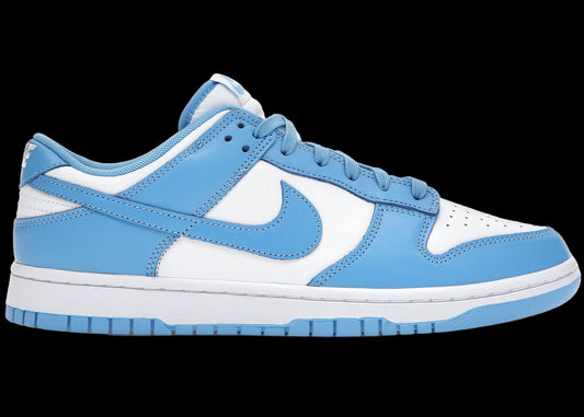 Nike Dunk Low UNC 2021 Edition Sneakers - Classic Blue/White Streetwear Shoes