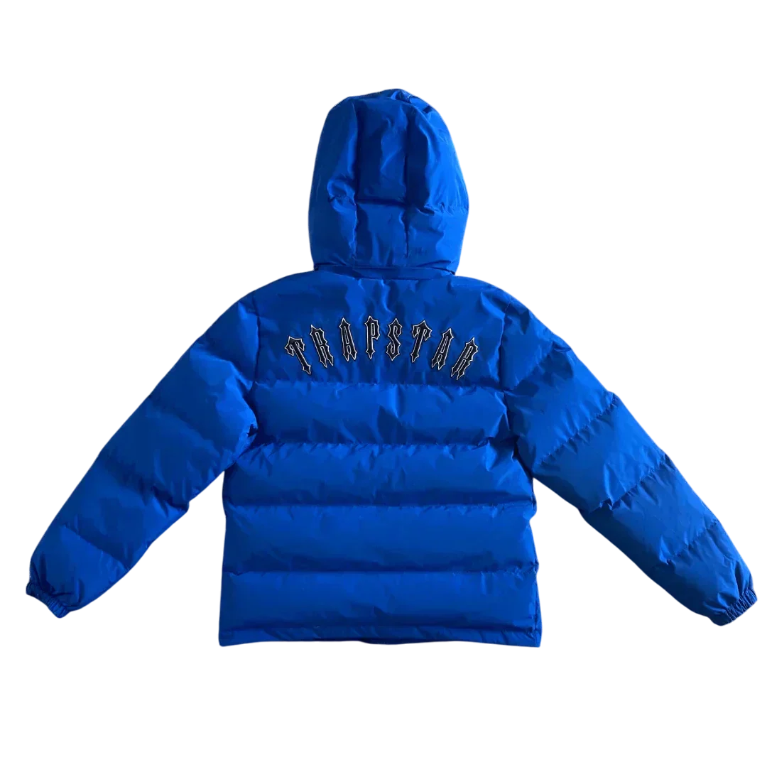 Dazzling Blue Irongate Hooded Puffer Jacket - VDRXPLG🔌