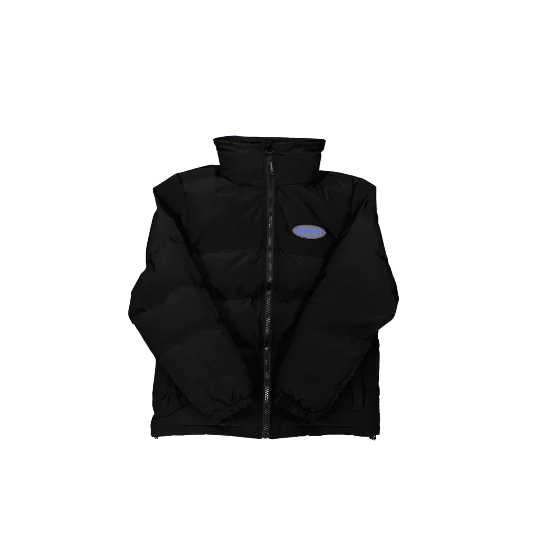 Black/Purple Hyperdrive Puffer Jacket - VDRXPLG🔌