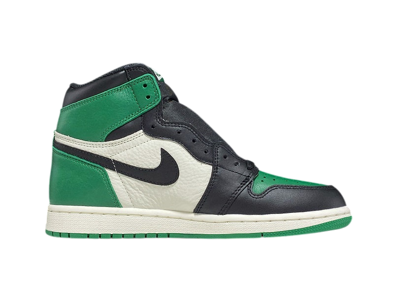Air Jordan 1 Retro High Pine Green Premium Leather Iconic Sneakers