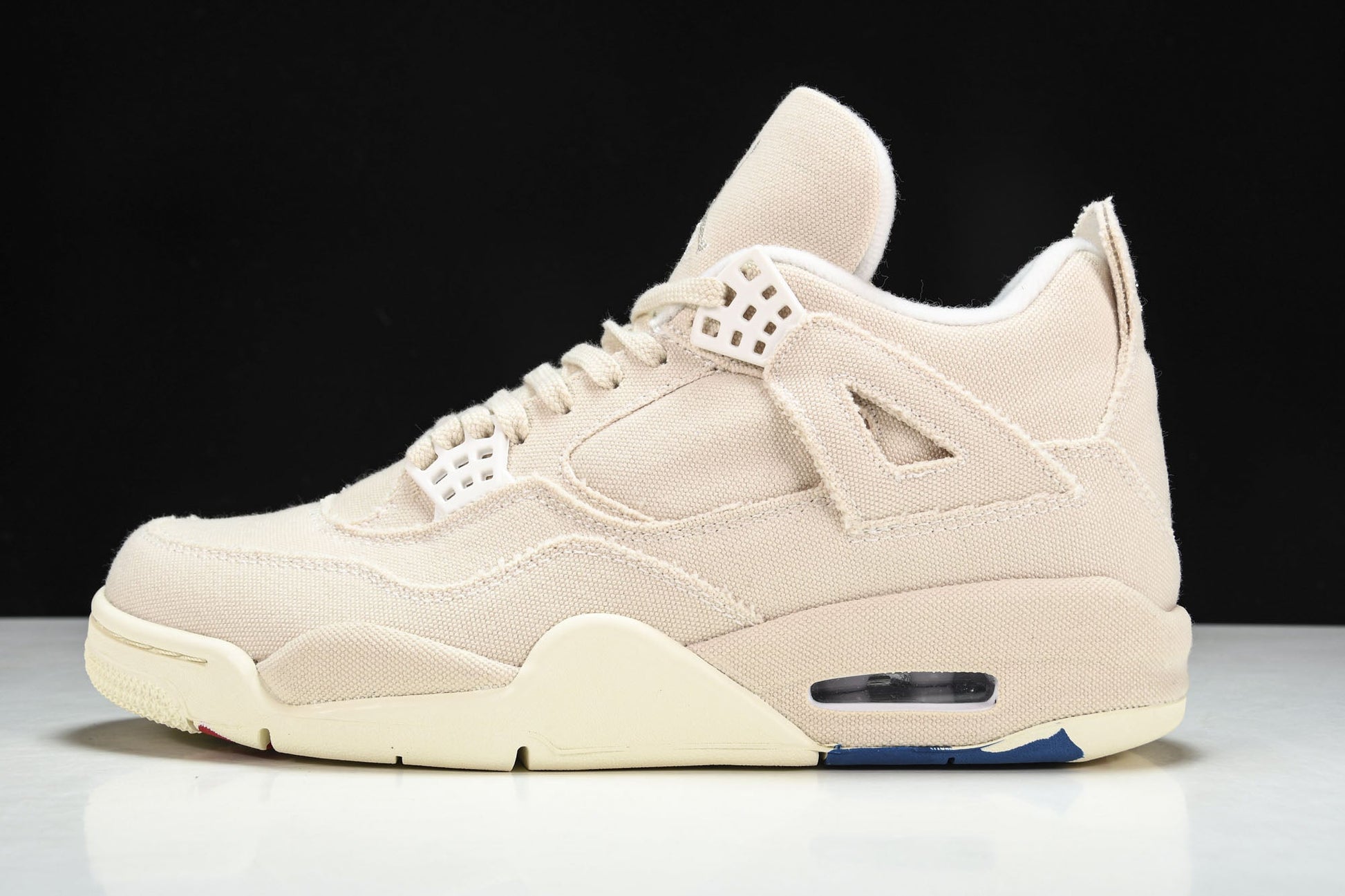 Air Jordan 4 Retro Blank Canvas Sneakers: Iconic Style, All-Day Comfort