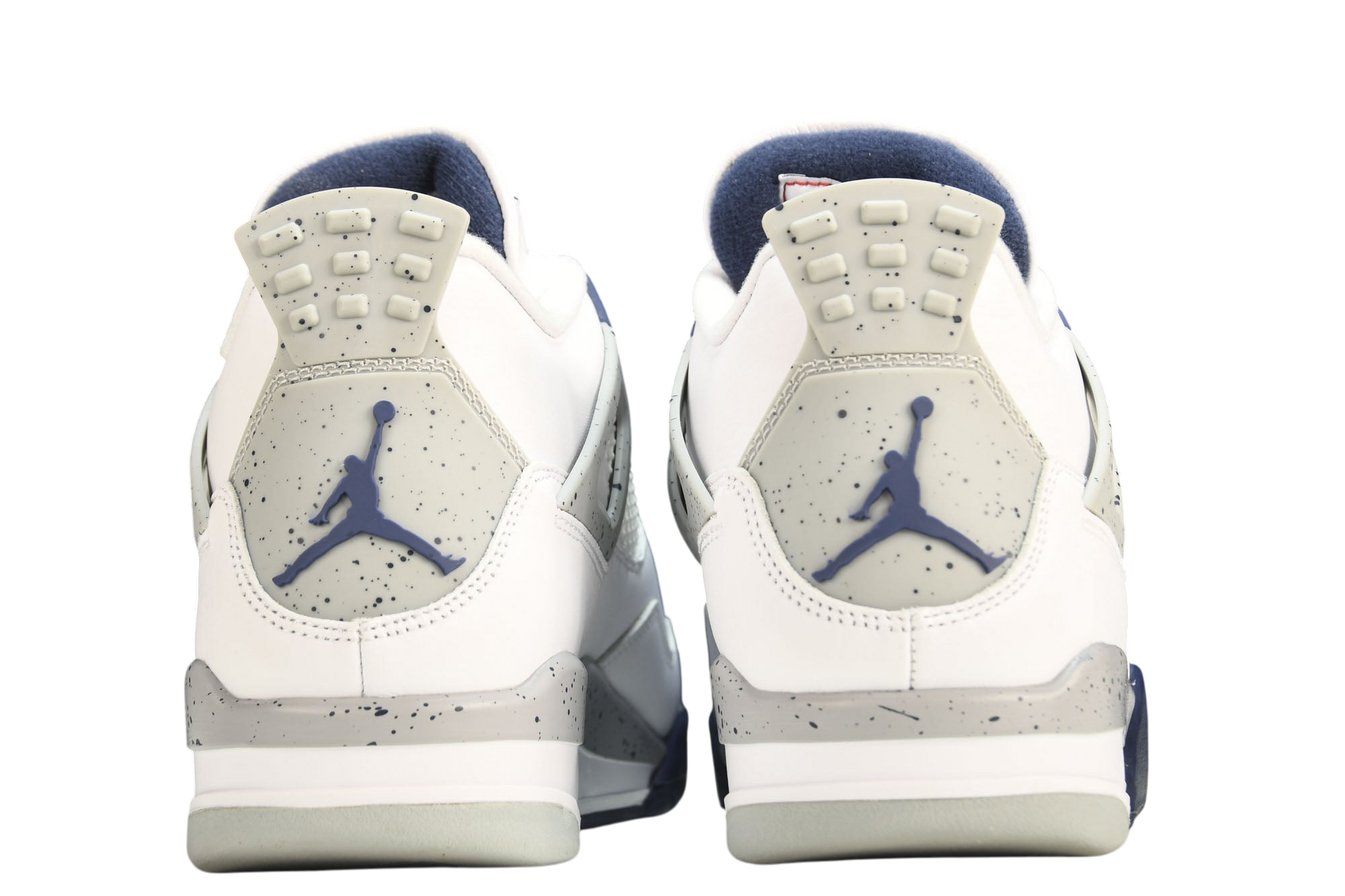 Air Jordan 4 Retro White Midnight Navy Sneakers - Iconic Style & Comfort
