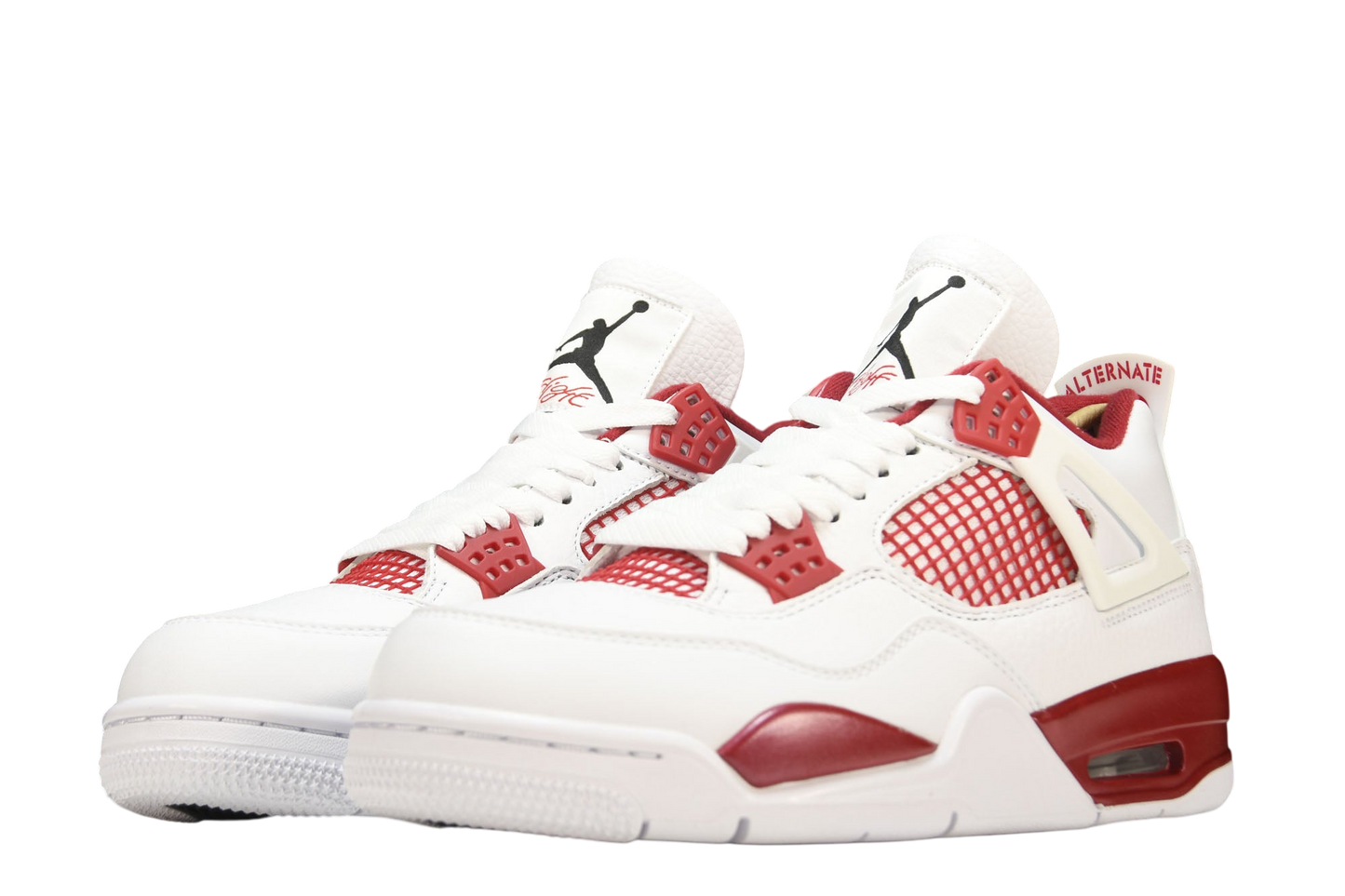 Iconic Air Jordan 4 Retro 'Alternate 89' Sneakers - Classic Red/White Style