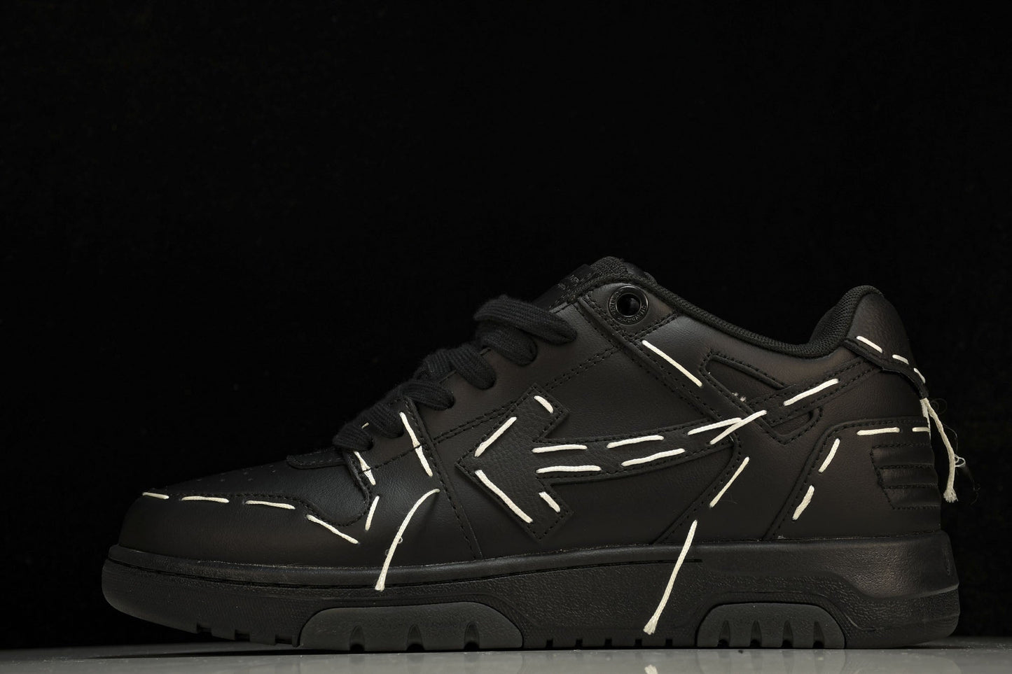 Off-White Out Of Office Sartorial Stitch Premium Leather Casual Low-Top Sneakers