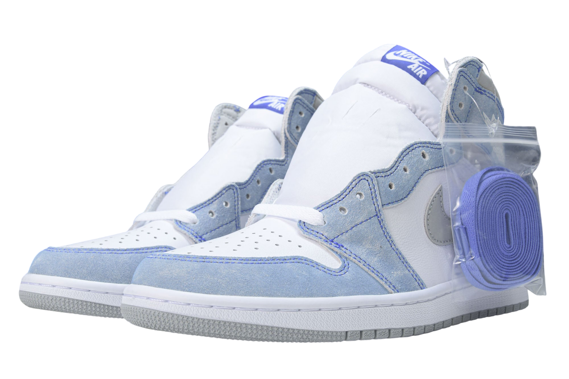 Nike Air Jordan 1 Retro High Hyper Royal Smoke Grey Sneakers