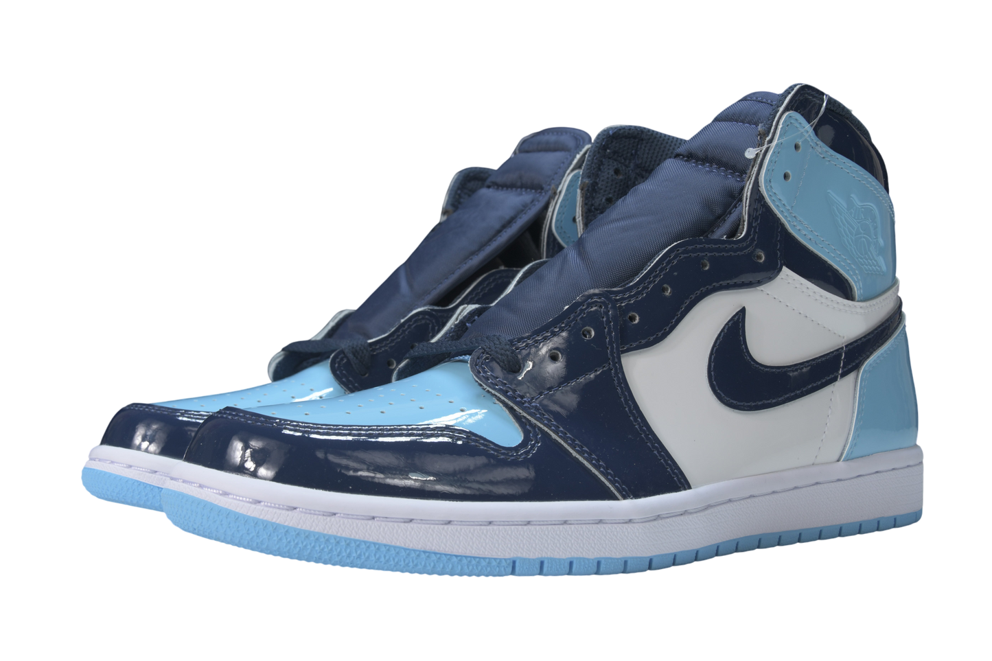 Air Jordan 1 Retro High UNC Patent: Iconic Blue White Premium Sneakers