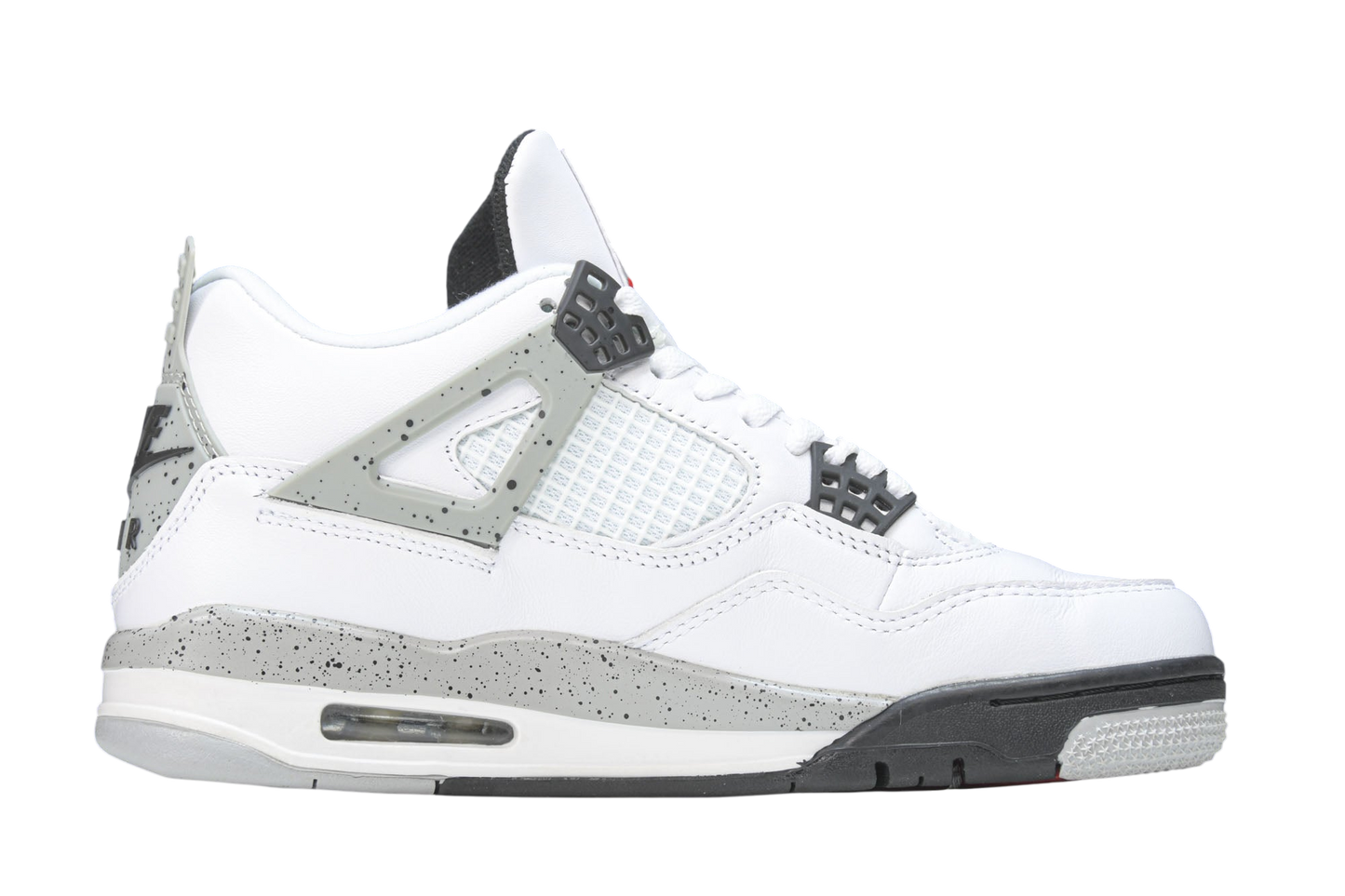Iconic Air Jordan 4 Retro White Cement Classic Sneaker for Men