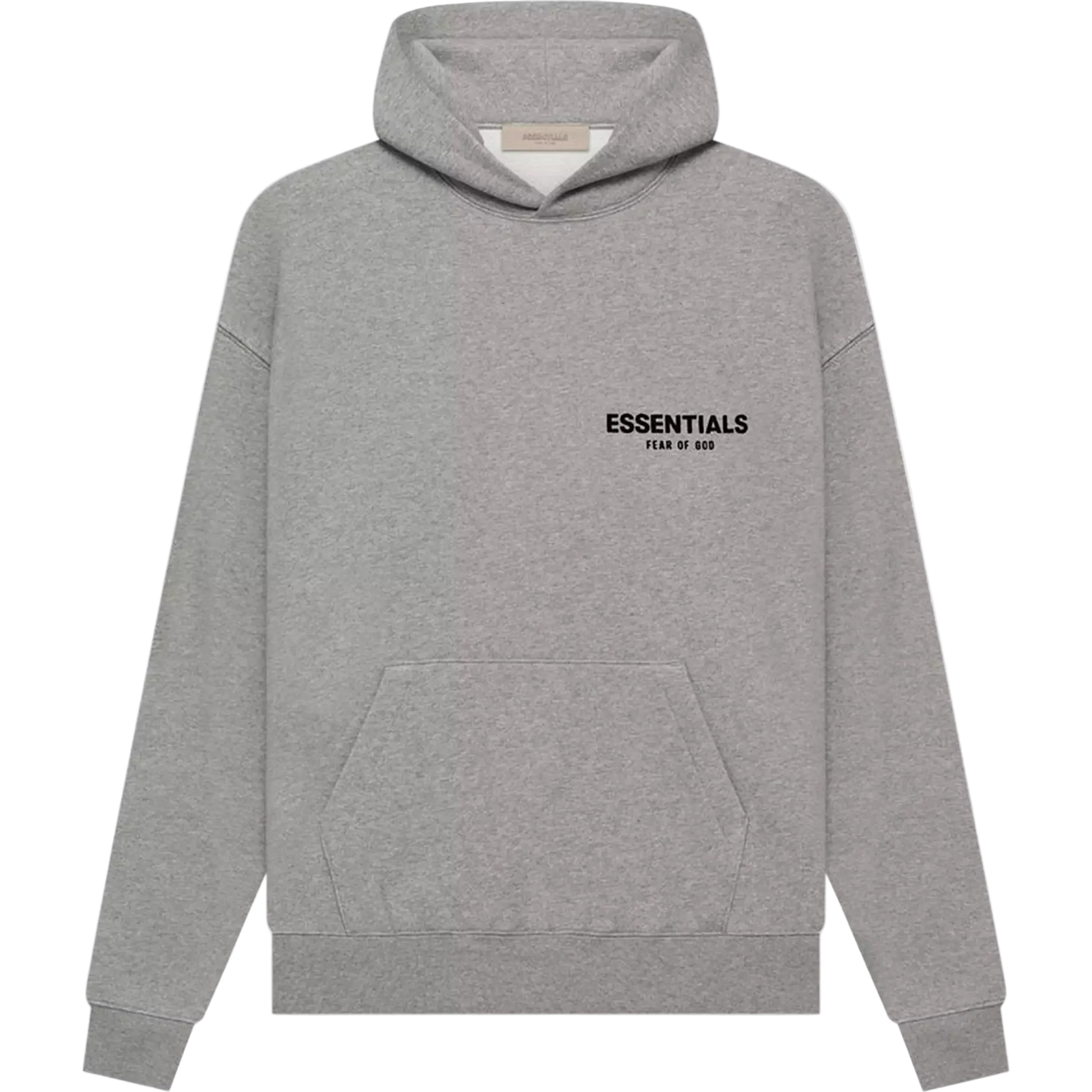 Fear of God Essentials Dark Oatmeal Hoodie SS22 – Relaxed Fit Comfort