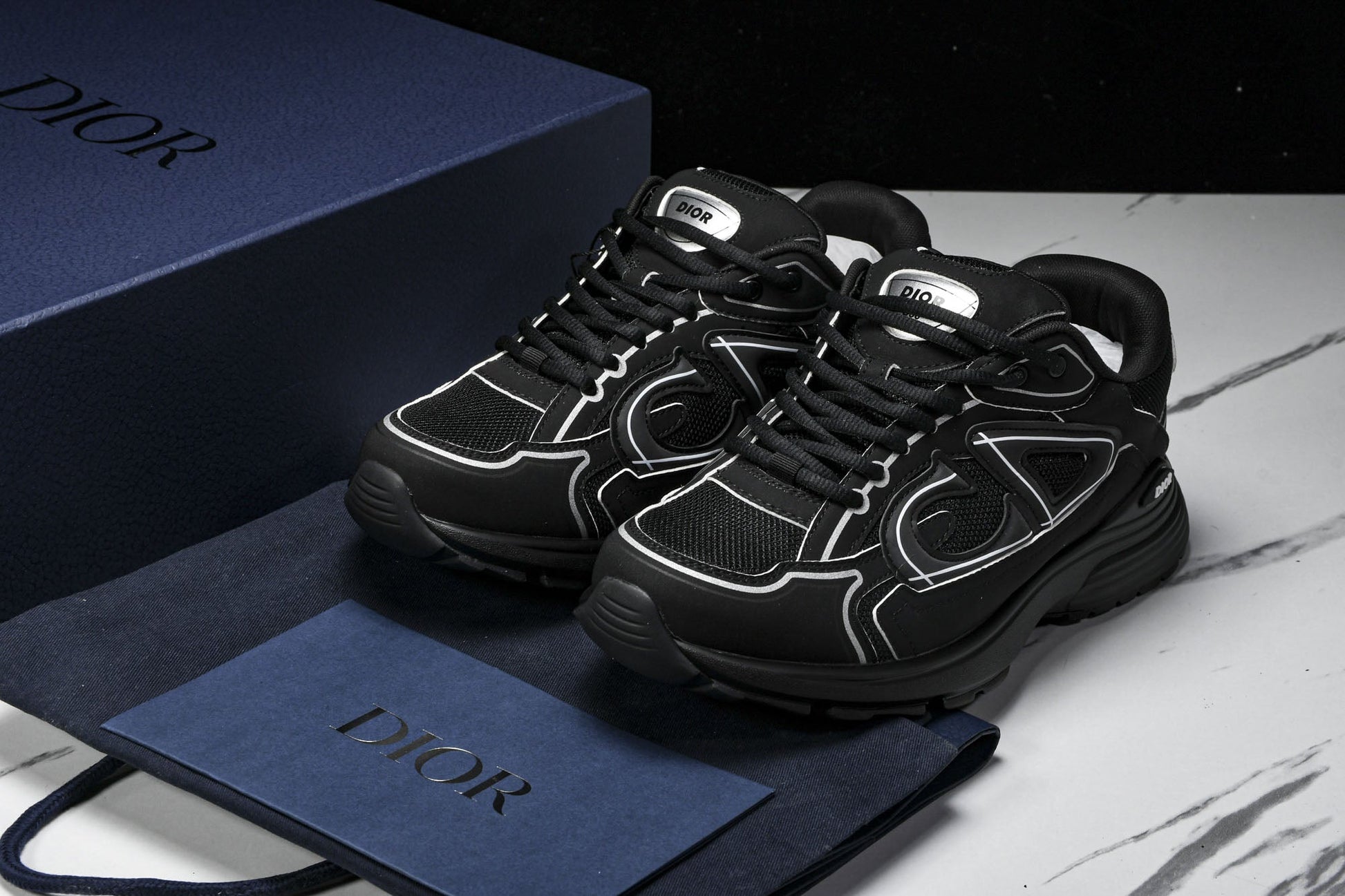 B30 Triple Black Fashion Streetwear Sneaker - High Quality Comfort & Style