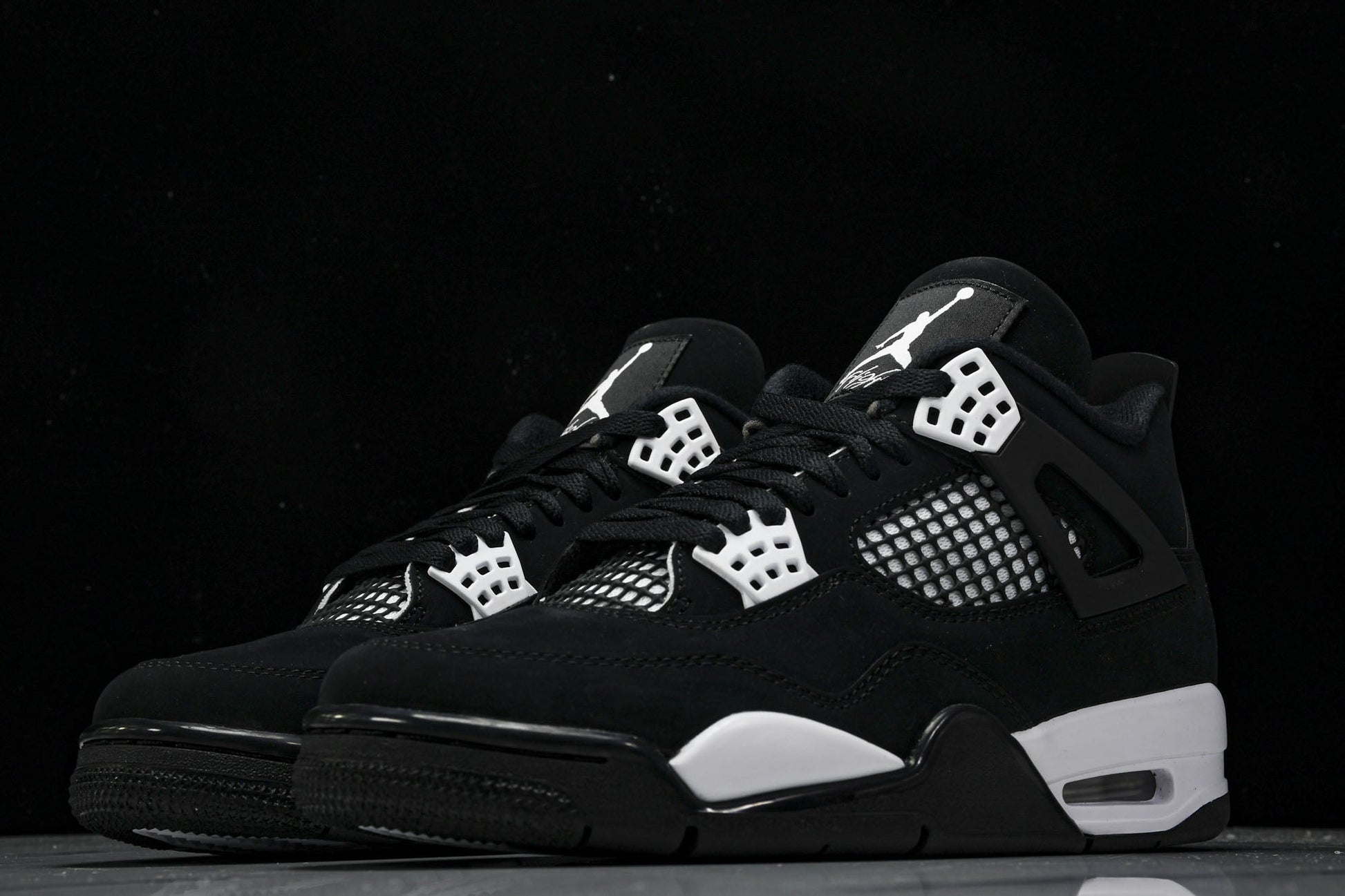 Iconic Air Jordan 4 Retro White Thunder Sneakers: Premium Comfort & Bold Style