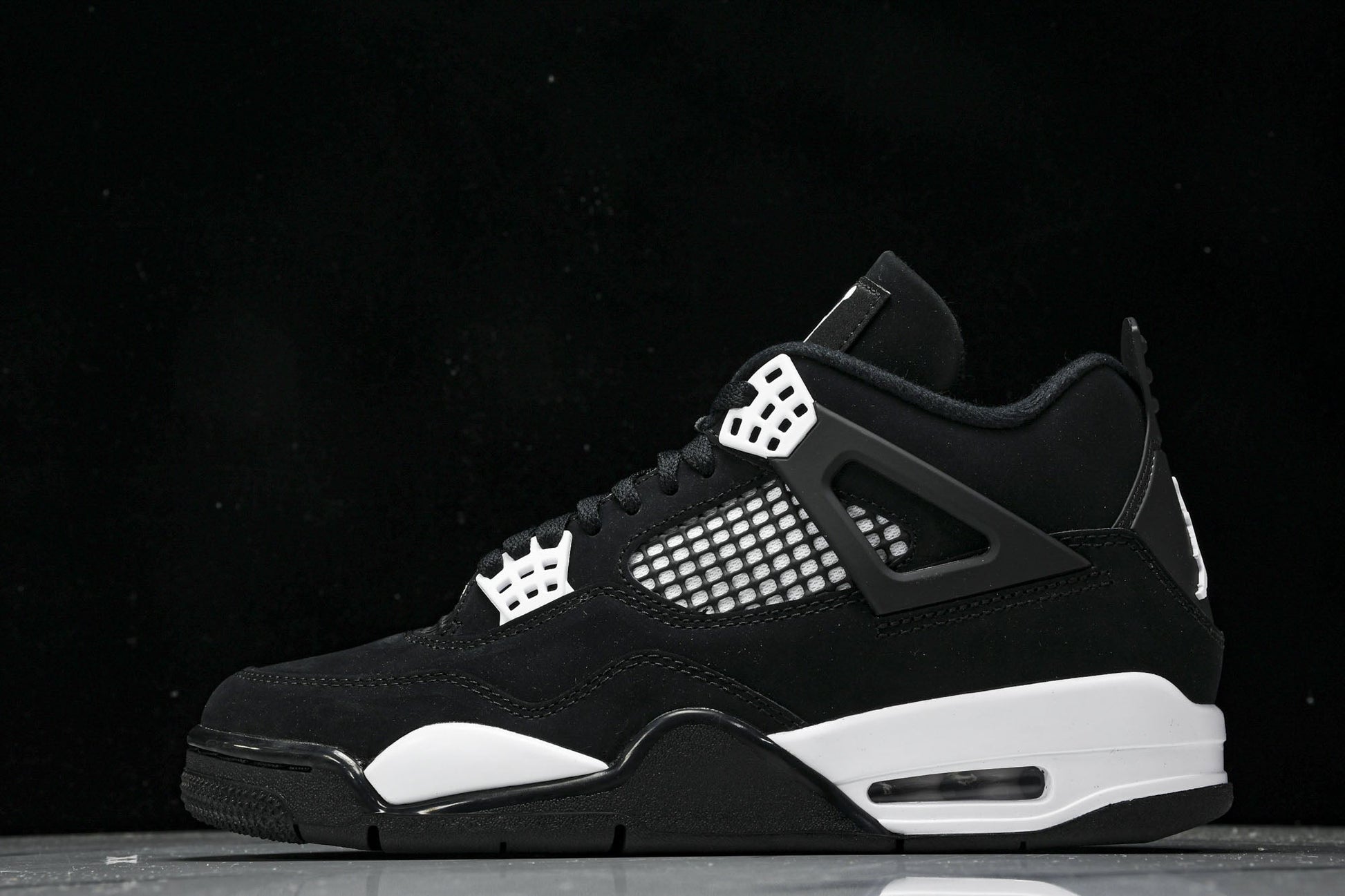 Iconic Air Jordan 4 Retro White Thunder Sneakers: Premium Comfort & Bold Style