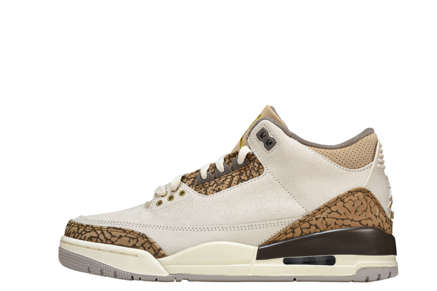 Air Jordan 3 Retro Palomino Sneakers: Premium Leather, Iconic Style, Supreme Comfort