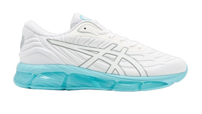 Men's White Blue Mesh Running Shoes with FF BLAST ECO
